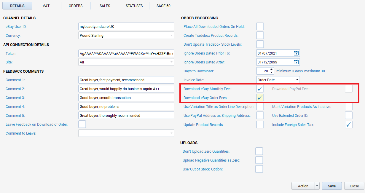 Fees Handling eBay Fees Tradebox Support